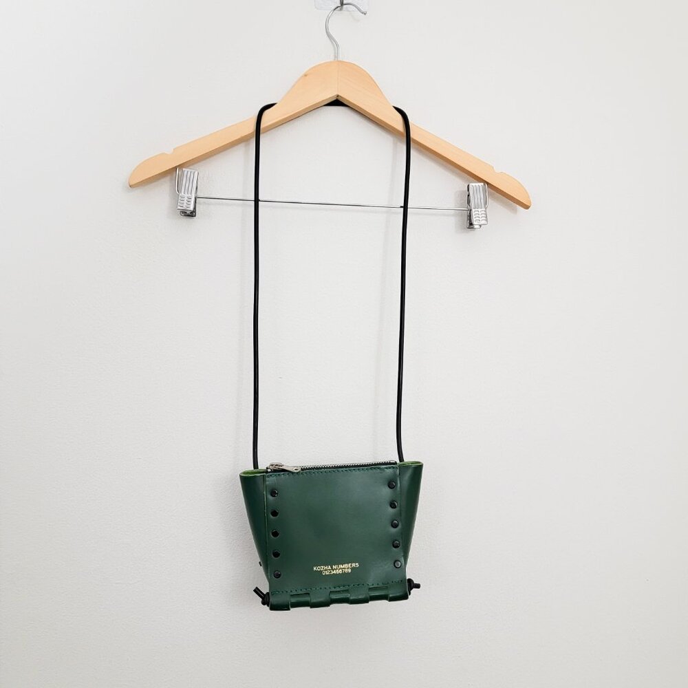 Kozha Numbers Miso Bag in Green - Picture 2 of 9